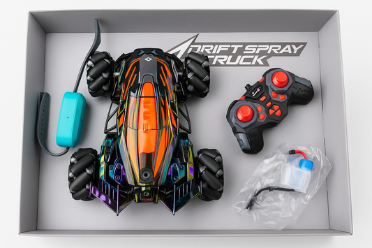 4WD Drift Spray RC Stunt Car with Remote & Hand Gesture Sensor