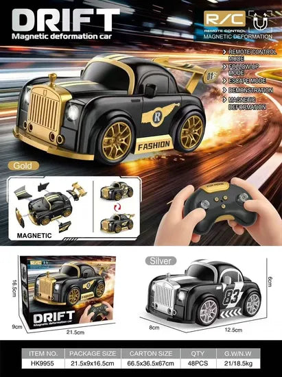Drift Magnetic Transformation Car – Customisable Racing Car with Remote Control