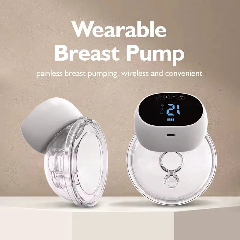 Hands-Free Wearable Electric Breast Pump – Quiet, Discreet & Rechargeable
