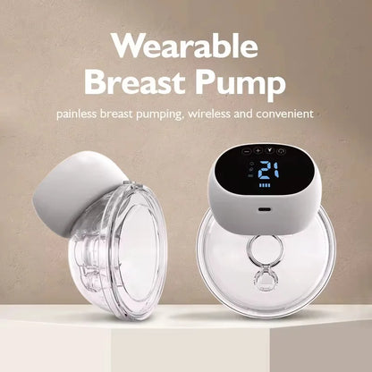 Hands-Free Wearable Electric Breast Pump – Quiet, Discreet & Rechargeable