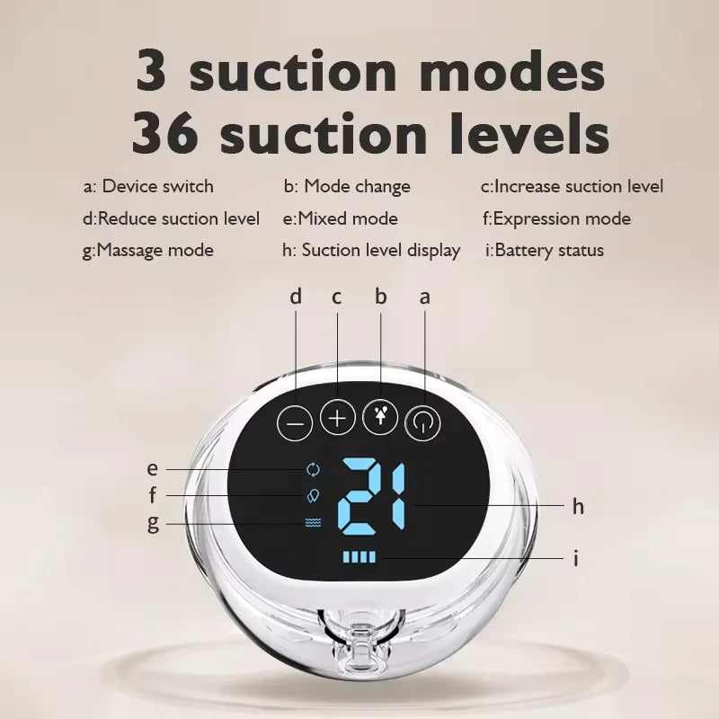 Hands-Free Wearable Electric Breast Pump – Quiet, Discreet & Rechargeable