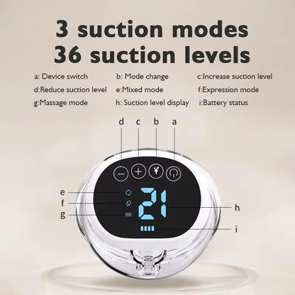 Hands-Free Wearable Electric Breast Pump – Quiet, Discreet & Rechargeable