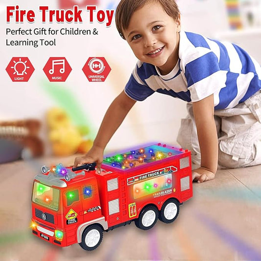Super Firefighter Truck | Lights, Siren & Auto Drive – Perfect Adventure Toy for Kids