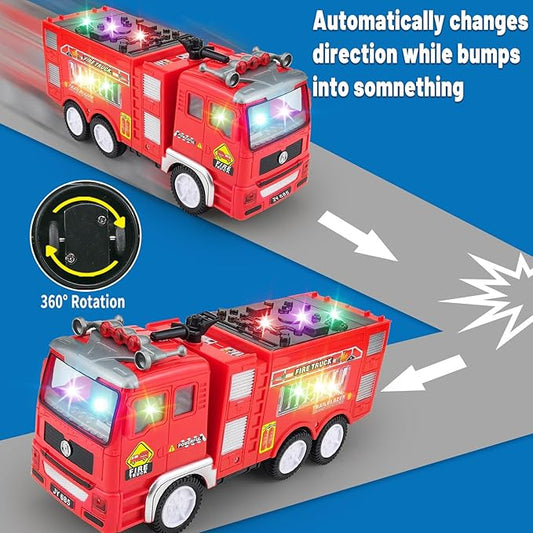 Super Firefighter Truck | Lights, Siren & Auto Drive – Perfect Adventure Toy for Kids