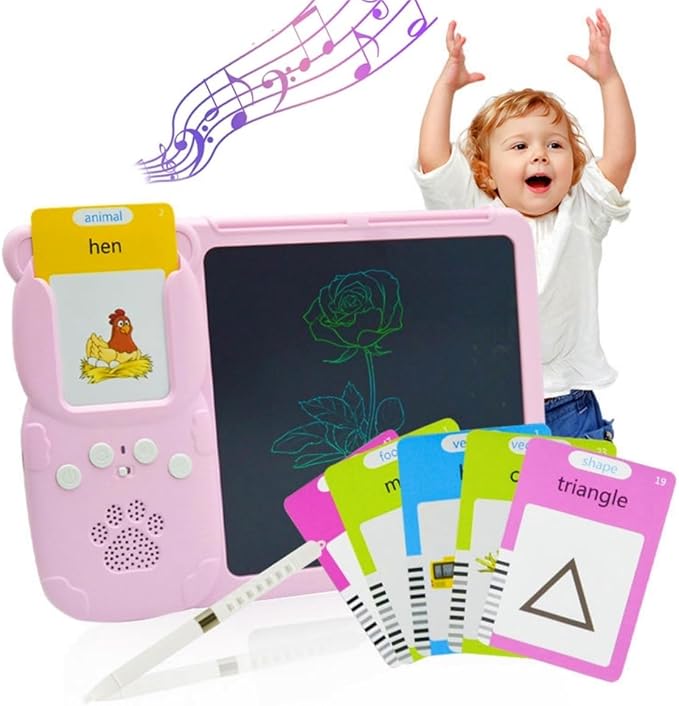 Rechargable Interactive Kids Learning Tablet with Talking Flashcards