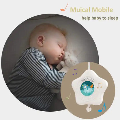 Baby Musical Crib Mobile with Lights & Soothing Lullabies