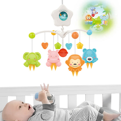 Baby Musical Crib Mobile with Lights & Soothing Lullabies