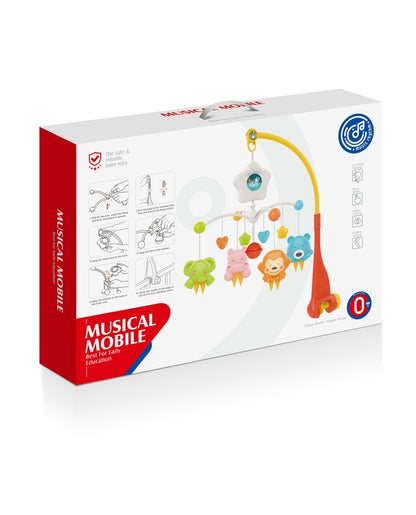 Baby Musical Crib Mobile with Lights & Soothing Lullabies