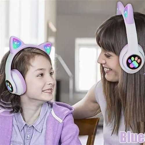 LED Bluetooth Kids Cat Headphone