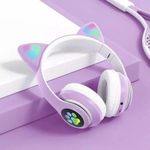 LED Bluetooth Kids Cat Headphone
