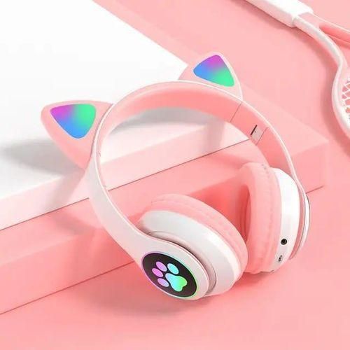 LED Bluetooth Kids Cat Headphone
