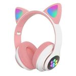 LED Bluetooth Kids Cat Headphone