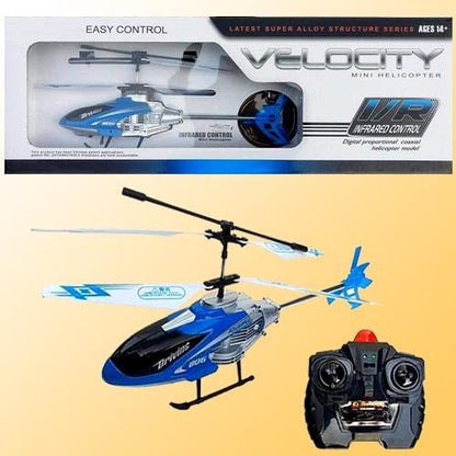 Velocity RC Helicopter – Infrared Remote Control Coaxial Helicopter with Easy Flight Controls