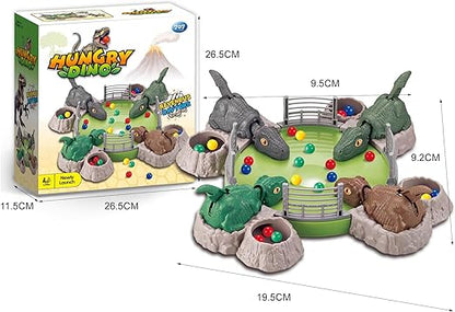 Hungry Dino Feeding Game – Interactive Dinosaur Family Board Game for Kids (2–4 Players)