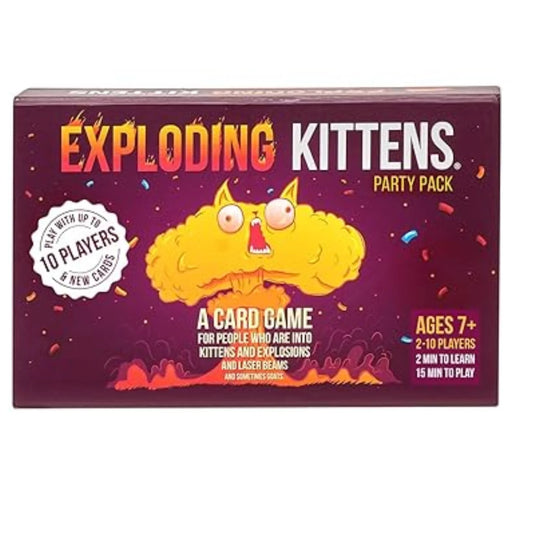 Exploding Kittens Party Pack – The Purr-fectly Explosive Card Game!