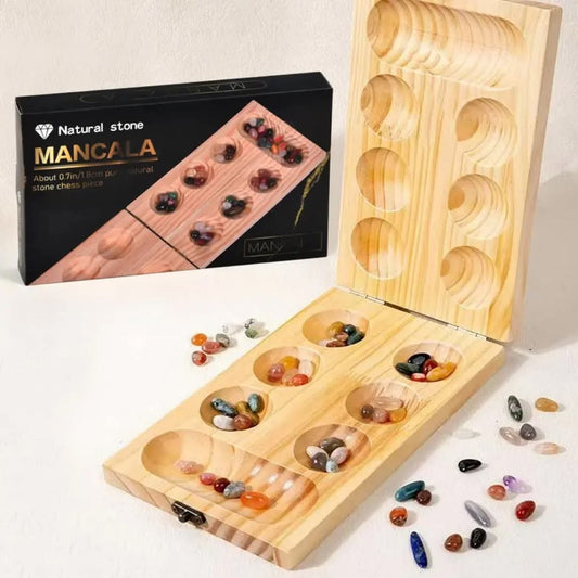 Mancala – Classic Wooden Strategy Game (All Ages)