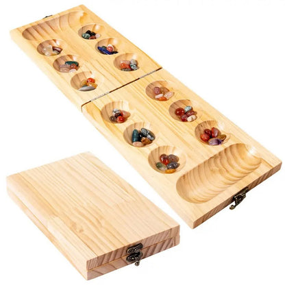 Mancala – Classic Wooden Strategy Game (All Ages)