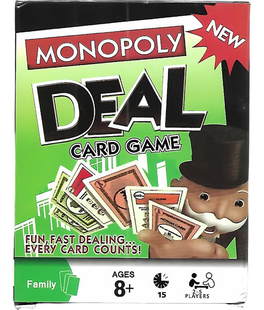 Monopoly Deal Card Game – Fast & Fun Family Game