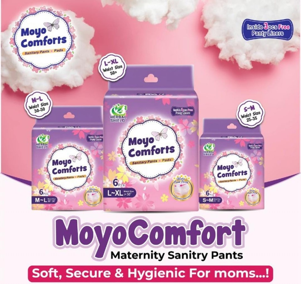 Moyo Comforts Herbal Shield Sanitary Pants (Maternity/Postpartum)
