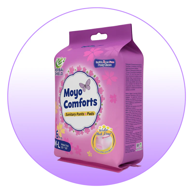 Moyo Comforts Herbal Shield Sanitary Pants (Maternity/Postpartum)