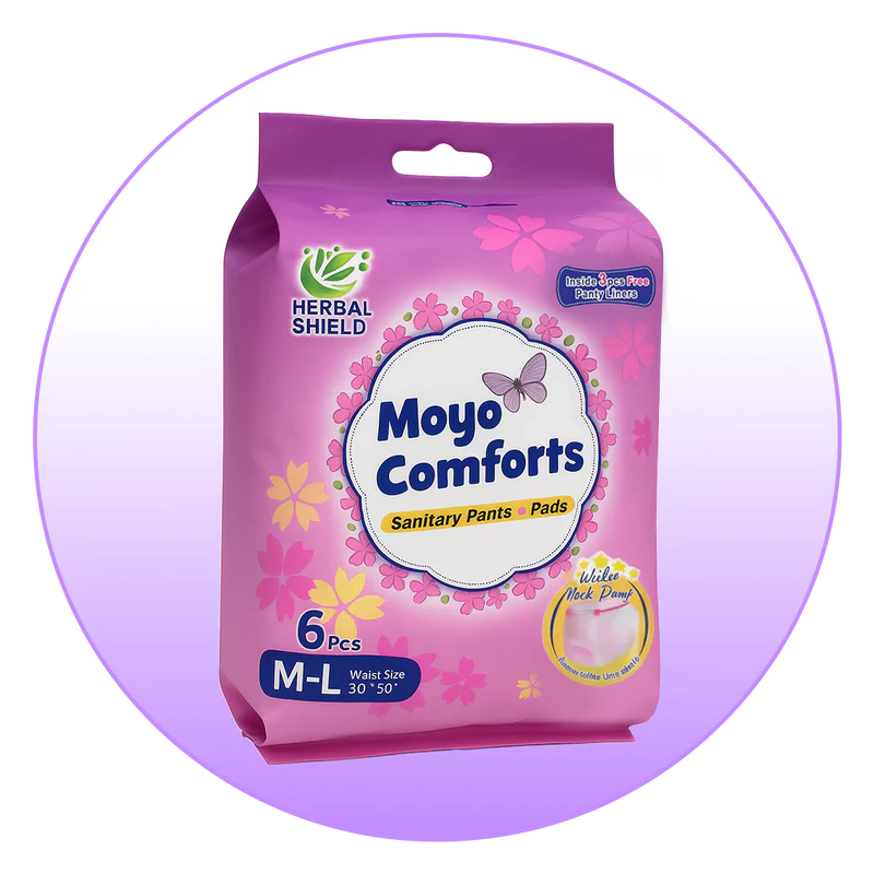 Moyo Comforts Herbal Shield Sanitary Pants (Maternity/Postpartum)