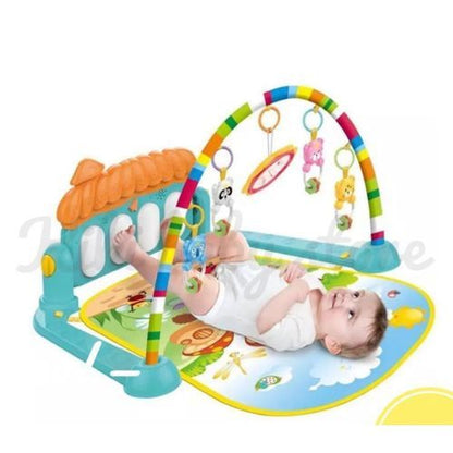 Kids Play Mat With Piano And Hanging Toys