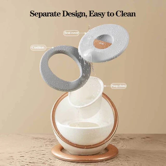 Non-Slip Baby Potty Chair with Removable Bowl – Deluxe Pod Seat (6m–4yrs)