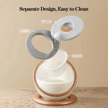 Non-Slip Baby Potty Chair with Removable Bowl – Deluxe Pod Seat (6m–4yrs)