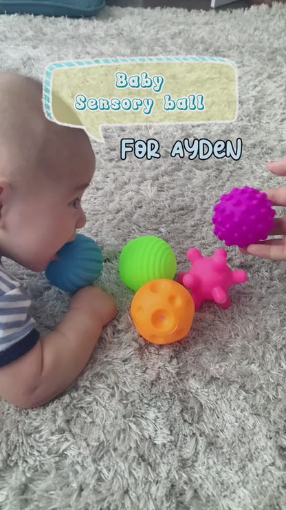 Soft Training Balls for Babies – Colorful, Textured & Fun!