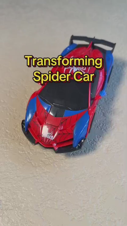 Spider Transforming Remote Control Car Robot