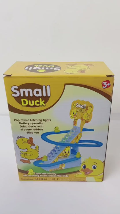 Duck Climbing Staircase Toy with Lights and Music