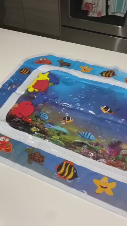 Ocean Theme Baby Water Play Mat for Tummy Time – 65 x 50 cm