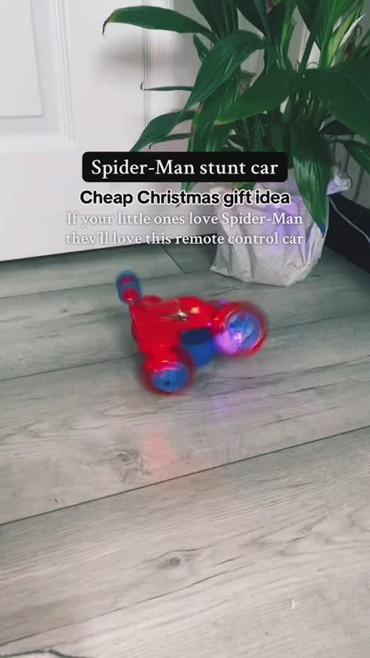 Spider Stunt Remote Control Car with 360° Flips & LED Wheels