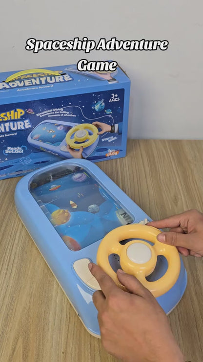 Car/Spaceship Racing Adventure Steering Wheel – Interactive Driving Fun for Kids!