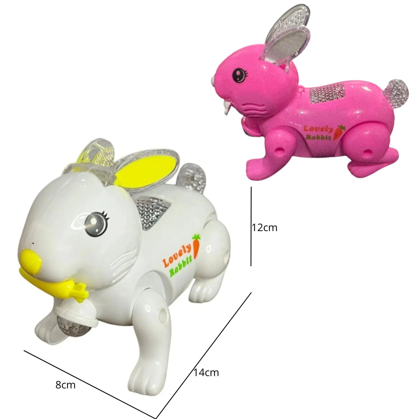 Musical Light-Up Bunny – Battery-Operated Rabbit Toy