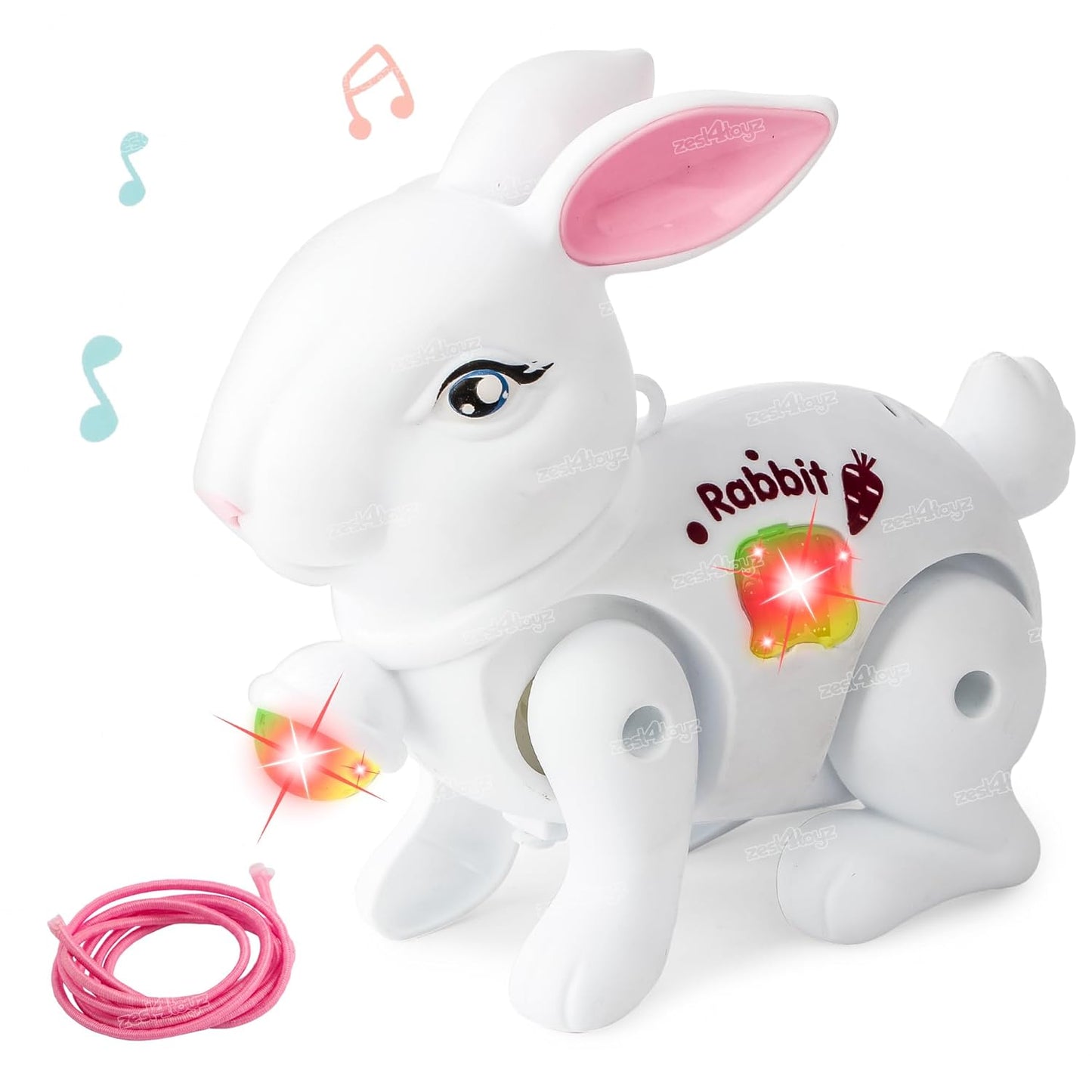 Musical Light-Up Bunny – Battery-Operated Rabbit Toy
