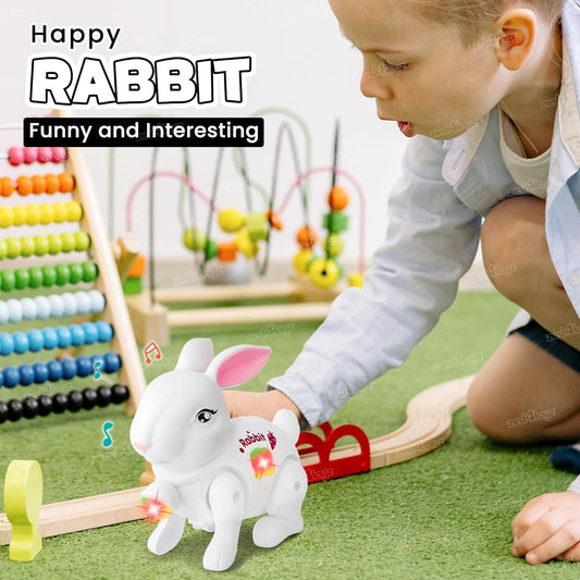 Musical Light-Up Bunny – Battery-Operated Rabbit Toy