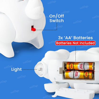 Musical Light-Up Bunny – Battery-Operated Rabbit Toy