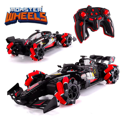 Hand Gesture & Remote Control Stunt Racer Car