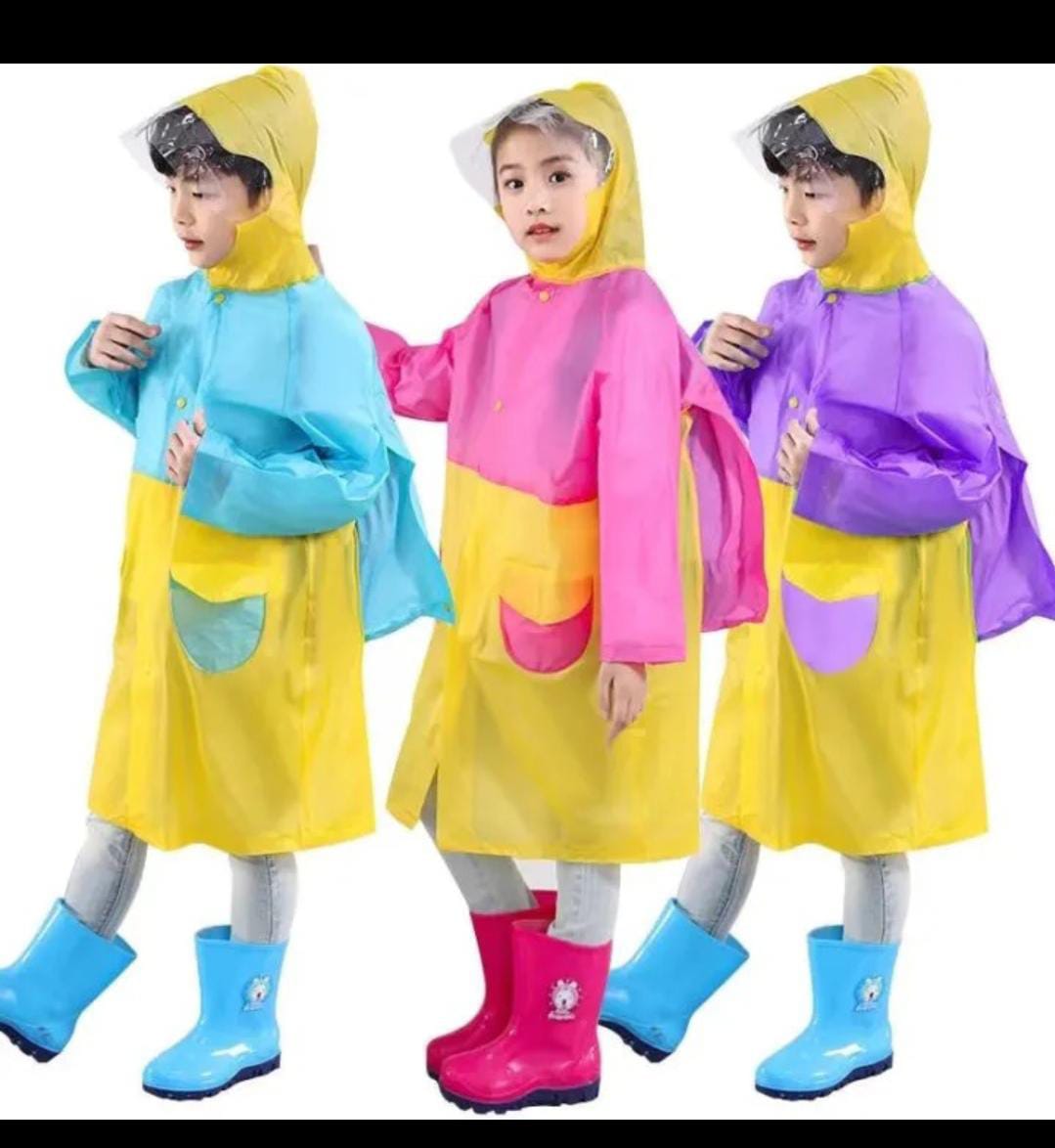 Children’s Waterproof Raincoat – Colorful, Fun & Practical!