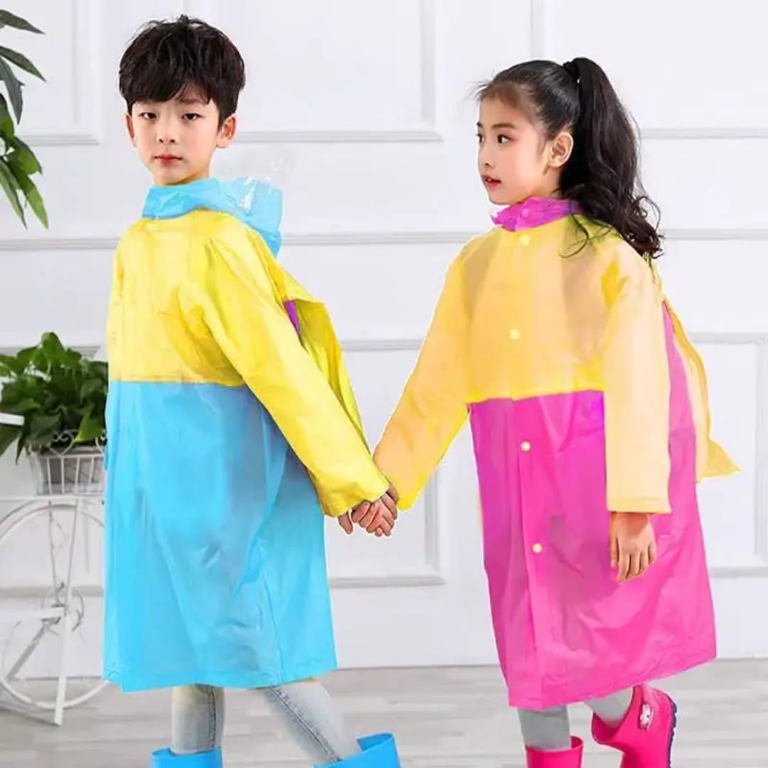 Children’s Waterproof Raincoat – Colorful, Fun & Practical!