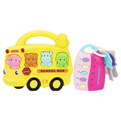Musical School Bus Learning Toy with Smart Remote