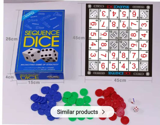 Sequence Dice – Strategy with a Roll!