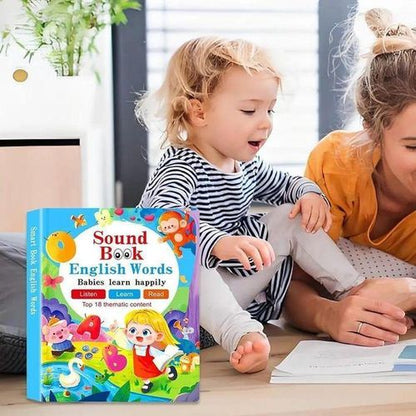 USB Rechargeable English Words Sound Book for Kids