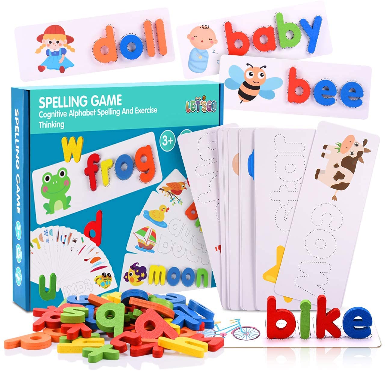 Kids Cognitive Alphabet Spelling Game – Educational Learning Toy