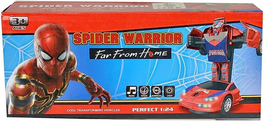 Spider Warrior Far From Home Car & Robot Transformer Toy