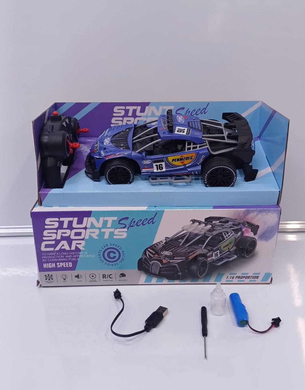 Rechargeable Stunt Sports RC Car with Remote Control
