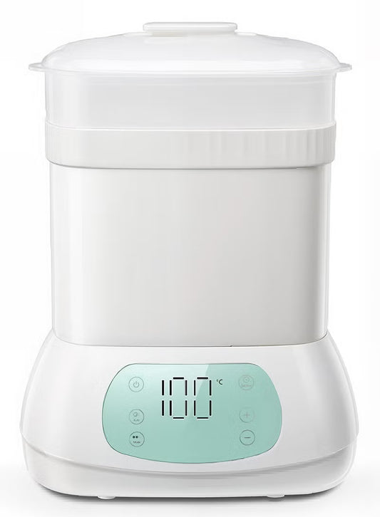 ZSG Baby Electric Steam Bottle Sterilizer – Digital LCD Display, Large Capacity