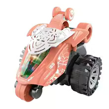 Five-Wheel Stunt Car 360° Rotating Toy – Automatic Flashing Light Car for Kids