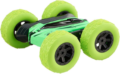 Rechargeable Double-Sided RC Stunt Car – 360° Rotation, Flip, Drift, LED Light